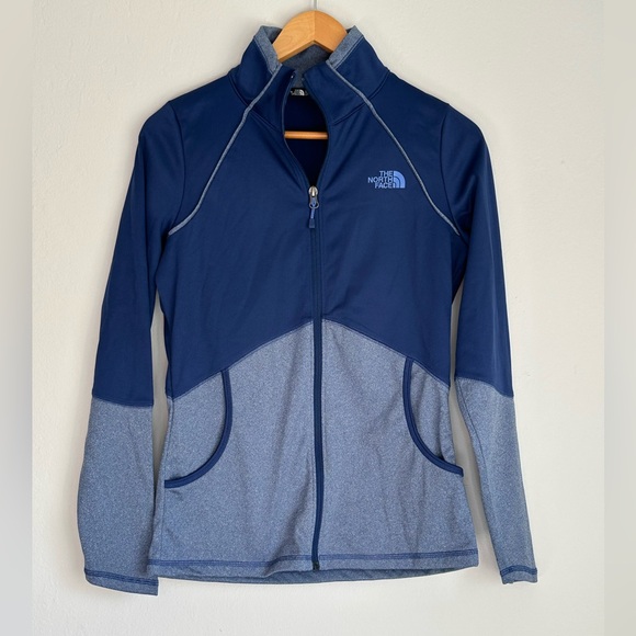 The North Face Jackets & Blazers - The North Face Navy and Light Gray Full-Zip Jacket